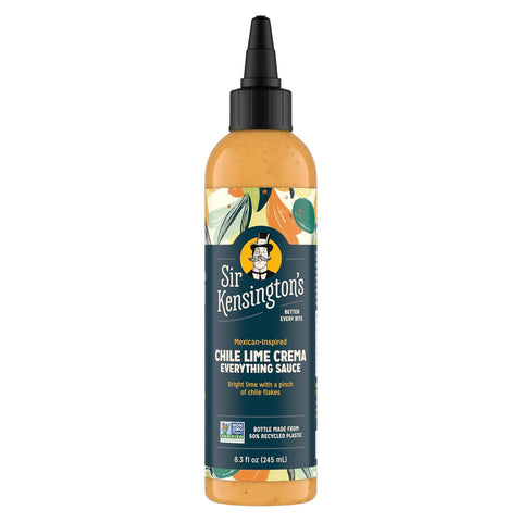 Sir Kensington, Chili Lime Crema Everything Sauce, 8.3 Fl Oz