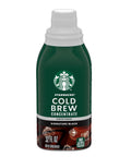 Starbucks Cold Brew Coffee Concentrate, Sweetened Signature Black Iced Coffee, 32 fl oz