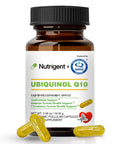 Nutrigent Ubiquinol 75Mg Coq10 High Absorption Water And Fat Soluble Natural Supplement Form Of Coenzyme Q10 Antioxidant For Heart Health & Energy Production 30 Capsules