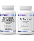 Tesseract Medical Research ProButyrate Butyric Complex Gastrointestinal and QuerciSorb Immuphore SR Ionophoric-Quercetin Complex Immune Health Supplement