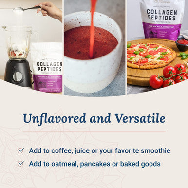 Live Conscious Collagen Peptides Powder & Beyond Brew | Hair, Skin, Nail, and Joint Support + Mushroom Superfood Coffee Alternative Caffeine Free