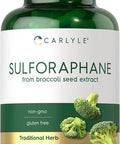 Carlyle Sulforaphane from Broccoli Seed Extract 180 Capsules Traditional Herbal Supplement Non-GMO and Gluten Free Formula