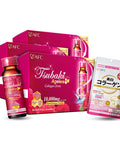 AFC Japan Tsubaki Ageless Beauty Collagen Drink 3 Boxes + Collagen White Beauty, Marine Collagen Peptide, Royal Jelly, Hyaluronic , Glutathione, for Skin Revitalization, Firmness & Whitening