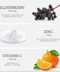 Elderberry With Zinc And Vitamin C For Adults - Sambucus Elderberry Capsules - 1000 Mg Extract, Immune Support Supplement For Women And Men, With Antioxidant Fruit Blend, 120 Vegcaps, 60 Day Supply