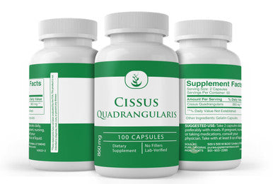 PURE ORIGINAL INGREDIENTS Cissus Quadrangularis, (100 Capsules) Always Pure, No Additives Or Fillers, Lab Verified