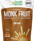 Health Garden Monk Fruit Sweetener, Golden, 15oz Bag ÃƒÂ¢Ã¢â€šÂ¬Ã¢â‚¬Å“ 1:1 Monk Fruit Sugar Substitute with Erythritol ÃƒÂ¢Ã¢â€šÂ¬Ã¢â‚¬Å“ Zero Calorie Monkfruit Sweetener Pure ÃƒÂ¢Ã¢â€šÂ¬Ã¢â‚¬Å“ Ideal for Baking, Keto Friendly, Non-GMO, Kosher