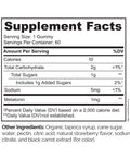 Naturelo Melatonin Gummies For Kids Non-Gmo Gluten-Free Soy Free - Strawberry Flavor - Gentle Sleep Supplement 60 Vegetarian Gummies
