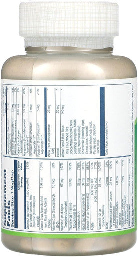 Solaray - Once Daily High Energy W/O Iron, 90 capsules