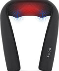 Nekteck Vibrating Neck And Back Massager With Soothing Heat, Electric Deep Tissue Massage Pillow For Shoulder, Leg, Body Muscle Pain Relief, Home, Office, And Car Use, Gifts For Men Women Mom And Dad