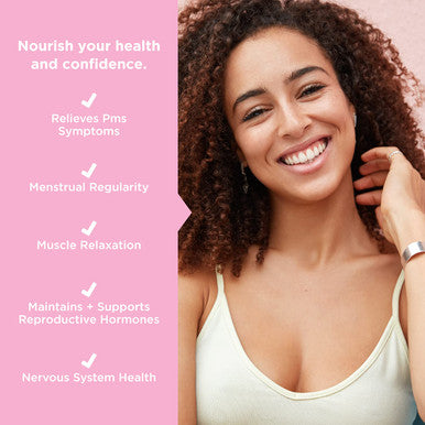JSHealth Vitamins Hormone Balance For Women And Pms Support Supplement - Premenstrual Symptom Relief With Vitamins B3, B6 & Magnesium (60)