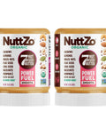 NuttZo Organic Power Fuel 7 Nuts and Seeds Butter, Smooth, Paleo and Keto Friendly, Peanut and Gluten Free, Vegan, Kosher, No Added Sugar or Oil, 12 oz Jar