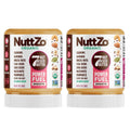 NuttZo Organic Power Fuel 7 Nuts and Seeds Butter, Smooth, Paleo and Keto Friendly, Peanut and Gluten Free, Vegan, Kosher, No Added Sugar or Oil, 12 oz Jar