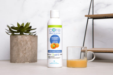 IV for Life Liposomal Vitamin C by Core Med Science - 1000mg - 5 Fl Oz Liquid - Sunflower Formula - Vitamin C Supplement