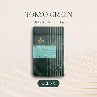 Luxmi Darjeeling Whole Leaf Green Tea Tokyo Blend from Tea Estate - India TASTING NOTES: Delicate & fresh earthy with hints of rice corn 250 Grams