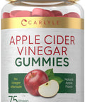 Carlyle Vegan Apple Cider Vinegar Gummies | 75 Count | Natural Apple Flavor | Non-Gmo, Gluten Free | Acv Supplement