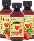 ChildLife Essentials Liquid Zinc Plus - All-Natural Support for Optimal Immune System Function, Allergen-Free, Zinc Drops for Kids, Infants, & Teens - Mango Strawberry Flavor, 4 Fl Oz (Pack of 3)