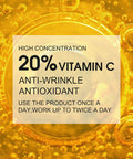 Elbbub Premium 20% Vitamin C Serum For Face with Hyaluronic Acid Retinol & Amino Acids - Boost Skin CollagenHydrate & Plump Skin Anti Aging & Wrinkle Facial Serum 60ml