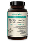 Naturewise Women S Stress Support Multivitamin & Minerals Whole Food Complex With Sensoril Ashwagandha, Probiotics For Energy