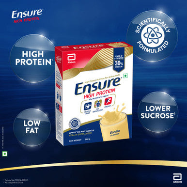 Ensure High Protein Drink For Physically Active Adults - Vanilla 200G Gm Red