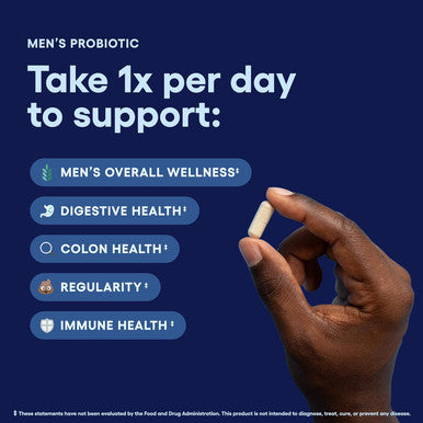 Physician'S Choice Probiotics for Men - 70 Billion CFU - 8 Strains - Selenium & Organic Prebiotics - Supports Digestive Health Microbiome Colon Immune Health - Advanced Men's Probiotic - 45ct 3pck