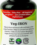 Greeniche VEG-IRON 60 Capsule High Absorption Iron Supplement For Women & Men
