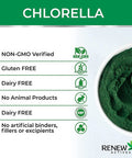 Renew Actives Organic Chlorella 1000 Mg Per Serving. Antioxidant And Immune System Support. Broken Cell Wall Algae For Enhanced Bio-Availability & Absorption. 120 Vegan Capsules.