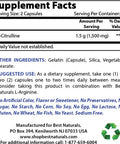 Best Naturals L-Arginine 1000 mg & L-Citrulline 1500mg