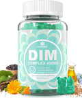 Dim Supplement Women 400Mg, Estrogen Supplement For Women, Sugar Dim Gummies For Men & Women W/ Biotin, Flaxseed Oil, Burdock, Calendula, Bioperine For Hormone Balance, Menopause & Prostate 60Cts