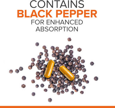 Qunol Turmeric Curcumin With Black Pepper & Ginger, 2400Mg Turmeric Extract With 95% Curcuminoids, Extra Strength Supplement, Enhanced Absorption, Joint Support Supplement, 105 Count