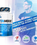 Super Greens Powder and Daily Multivitamin - Vegan Energy Drink Powder with Greens and Superfoods Plus Adult Multivitamin with Phytonutrient Mineral and Digestive Enzyme Complex for Immune Support