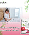 Herbion Naturals Zinc Eusacea and Vitamin C Lozenges with Natural Cherry Flavor 25 CT Dietary Supplement Supports Immune System Promotes Overall Good Health for Adults and Children 5