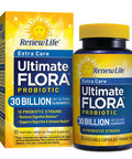 ReLife Adult Probiotic Ultimate Flora Probiotic Extra Care Shelf Stable Probiotic Supplement Vegetable Capsules 30 Count