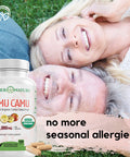 Mother Nature Organics Superfoods for Organic Living Organic Vitamin C From Camu Camu Capsules 1,000Mg, Packed With Natural Vit C, Raw Antioxidants - Immune Support Supplement & Anti-Aging For Skin - Powder Organic, Vegan, Non-Gmo (120 Count)