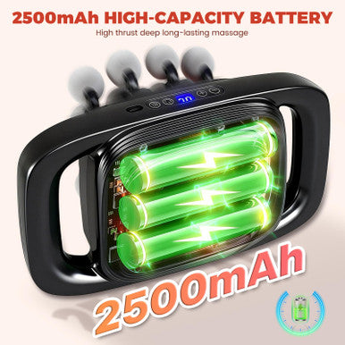 Failenfeivp 16 Head Massage Deep Tissue Massager Gun 2600Mah Massage Gun Deep Tissue With Type-C Fast Charging 3 Massage Modes & 30 Intensities Suitable For Muscle Soreness In The Waist ShouldersNeck After Work
