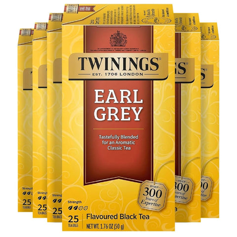 Twinings Lemon & Ginger, Caffeine-Free Herbal Tea Bags, 100 CT Box (1 Pack) | Spicy & Tangy, Ginger, Lemon Peel, Lemongrass, Blackberry Leaves, Soothe Digestion, 100 Foil Lined Individually Wrapped Bags