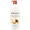 Jergens Deep Restoring Argan Oil Moisturizer, Soothing Body and Hand Lotion, 16.8 Ounce, with Reviving Argan Oil and Vitamin E, Oil-Infused, Dermatologist Tested