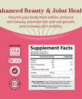 Hydrolyzed Collagen Hair Growth Gummies - Hair Skin and Nails Vitamins with Collagen for Hair Loss Nail Health and Growth and Joint Support - Gummy Hair Vitamins for Women and Men - Collagen Gummies