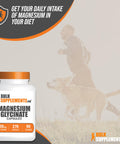 Bulksupplements.Com Magnesium Glycinate Capsules - Magnesium Bisglycinate Capsules, Magnesium Supplement, Magnesium Glycinate 400Mg - 3 Capsules Per Serving, 90-Day Supply, 270 Capsules