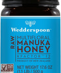 Wedderspoon Raw Premium Manuka Honey, KFactor 12, 17.6 Oz, Unpasteurized, Genuine New Zealand Honey, Non-GMO Superfood, Traceable From Our Hives To Your Home