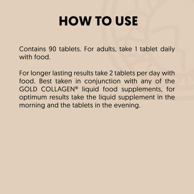 GOLD COLLAGEN Hyaluronic Formula - Collagen Supplements for Women Enhanced with Vitamin D Vitamin C Hyaluronic Acid & Zinc 90 Tablets - Collagen Tablets for Skin Hydration Hair Nail & Joint Care
