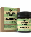 Wonder Honey Raw Manuka Honey New Zealand MGO400 (13+) Tested for 26 Markers, Traceable, Natural Soothing for Sore Throat, Cough - Aids Digestion - Triple Sealed for safety in a Protective Box (1.1lb)