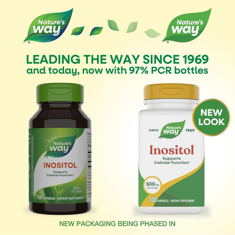 NatureS Way Inositol 500 Mg Per Serving 100 Capsules