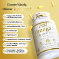 Signify Nature Omega 3 Fish Oil Supplement With Vitamin D3 5000 Iu - 1000Mg Triglyceride Capsules For Brain Health - Omega3 Epa Dha + Vit D 3-90Ct
