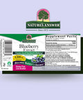 Nature'S Answer Blueberry Leaf with Organic Low Alcohol 1 Fluid Ounce | Overall Wellness Support | Healthy Eye Support