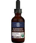 Global Healing Elderberry & Eusacea and Zinc Kit - Vegan Antioxidant Immune Support Against Harmful Organisms & Organic Liquid Supplement Drops Support Immune System & Cell Growth - 2 Fl Oz Each