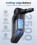 Bob And Brad D5 Pro Massage Gun, Powerful Percussion Massage Gun Deep Tissue With Enhanced Power For Athletes Home Gym, Handheld Muscle Massager Gun For Pain Relief & Muscle Therapy, Fsa Hsa Eligible