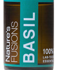 Natures Fusions Basil Essential Oil for 100% Pure 15ml