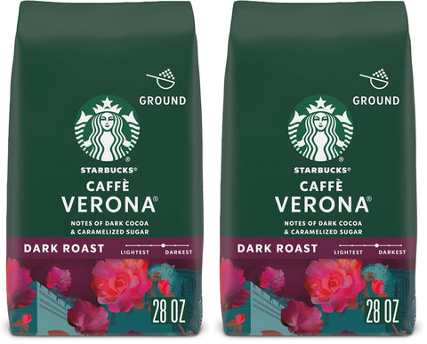 Starbucks Ground Coffee, Dark Roast Coffee, Italian Roast, 100% Arabica, 1 bag (18 oz)