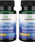 Swanson Orchic Glandular - Men's Health 1000 mg 30 Tabs 2 Pack