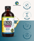 Amazing Herbs Premium Black Seed Oil - Cold Pressed Nigella Sativa Aids In Digestive Health, Immune Support, Brain Function, Joint Mobility, Gluten Free, Non Gmo - 8 Fl Oz
